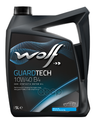 Wolf Масло моторное полусинтетическое GUARDTECH B4 10W40 SN/CF, A3/B4 5л
