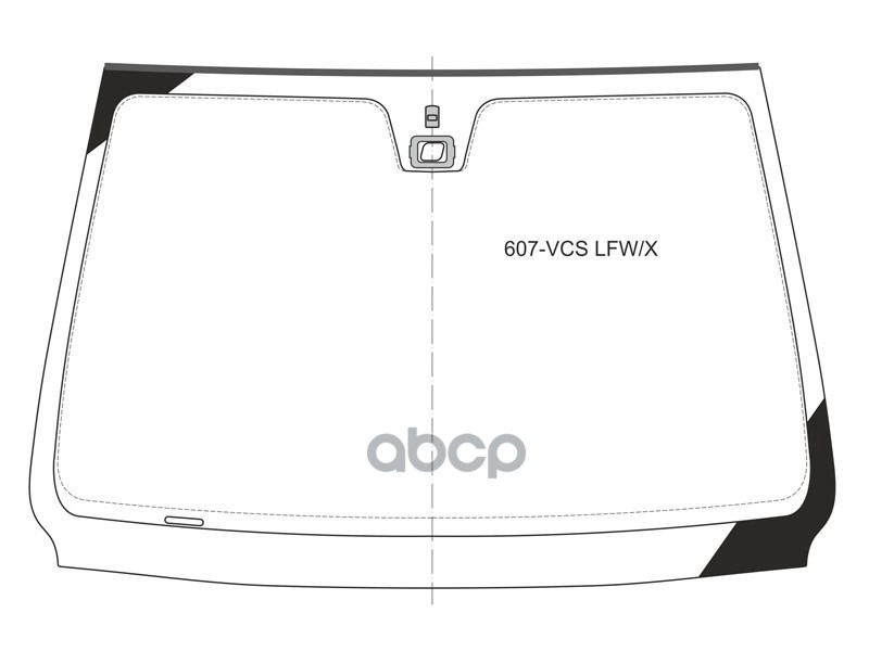 Стекло Лобовое (Датчик Дождя/ Ромбовидный Датчик Дождя) Peugeot 607 99-08 XYG арт. 607-VCS LFW/X