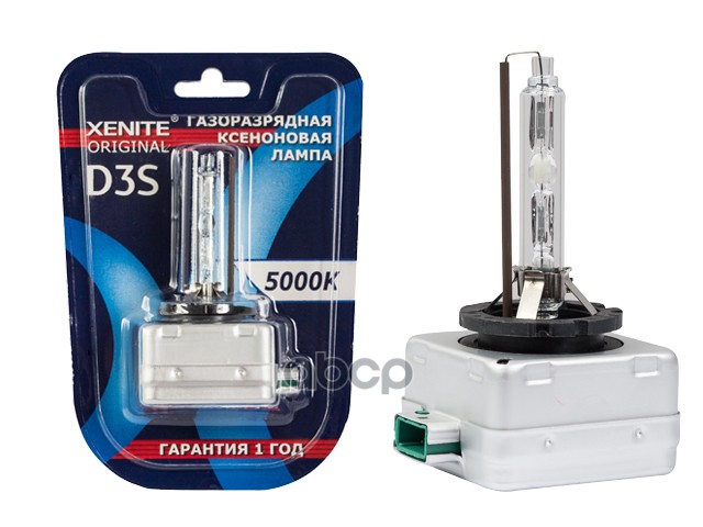 Лампа ксеноновая головного света D3S PK32d-5 4300K Original 42V 35W Блистер 1шт Xenite арт. 1004131