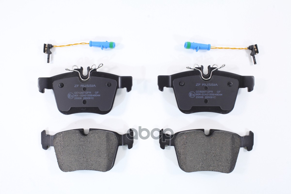 Колодки тормозные дисковые задние MB: C-CLASS (W205), C 160 (205.044), C 180 BlueTEC / ZF Russia арт. GDB2071ZFR