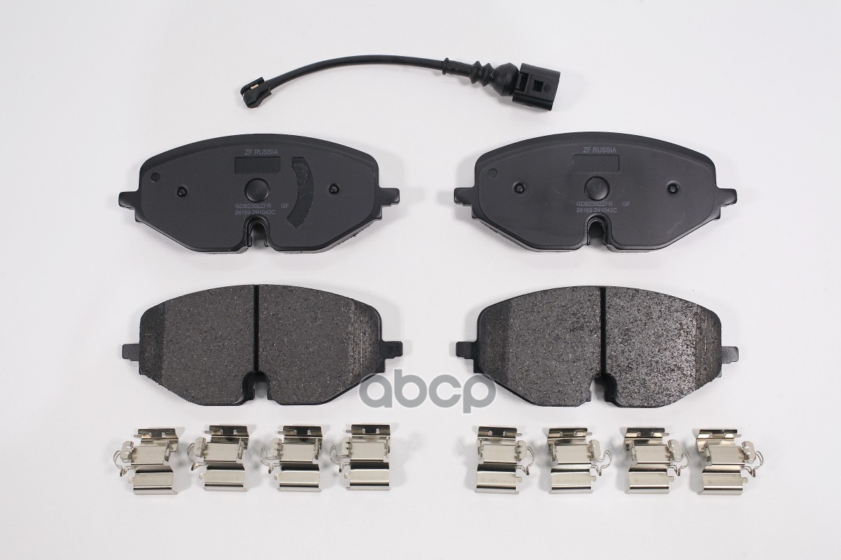 Колодки тормозные передние AUDI A3 2019- / SKODA OCTAVIA IV 2020- ZF Russia арт. gdb2392zfr