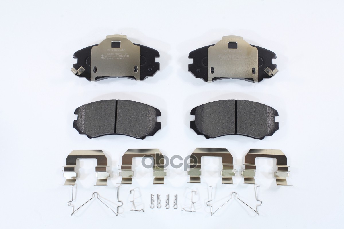 Колодки тормозные дисковые передние CHANGAN: CS35 Closed Off-Road Vehicle, 1.6 --- HY ZF Russia арт. GDB3352ZFR