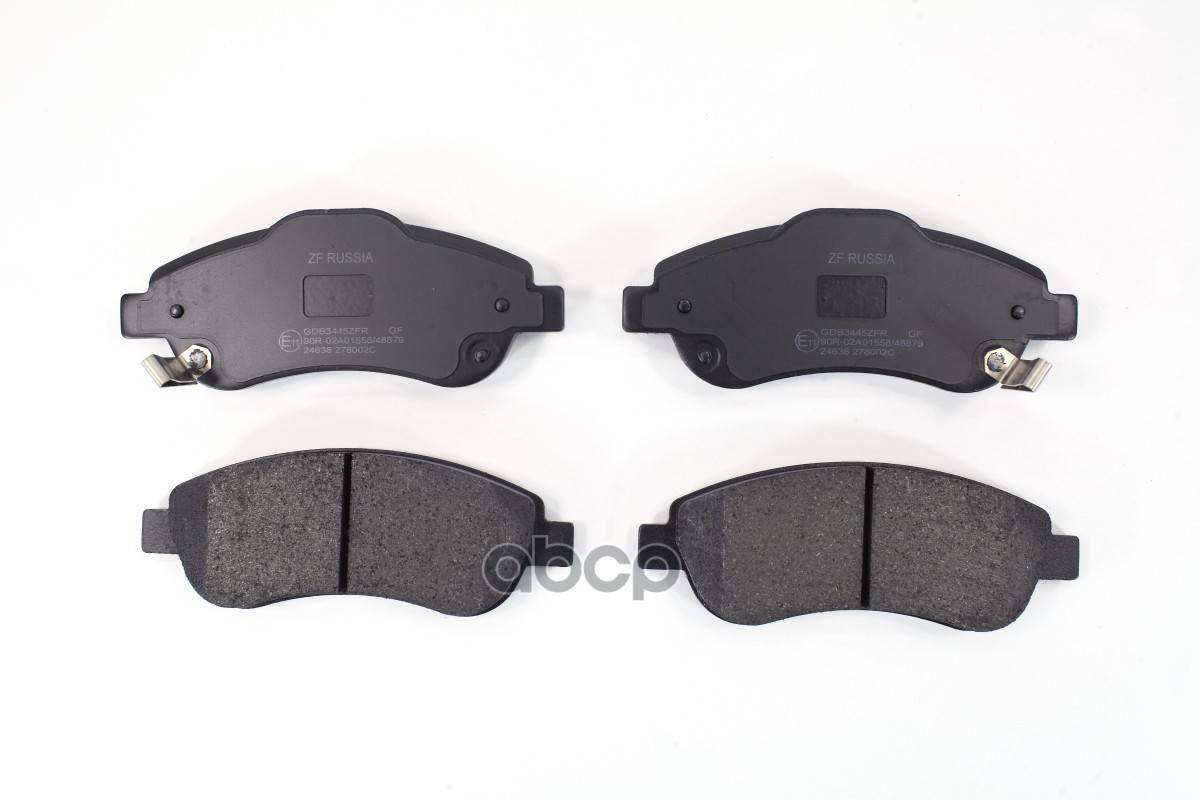 Колодки тормозные дисковые передние HONDA CR-V III 07- ZF Russia арт. GDB3445ZFR