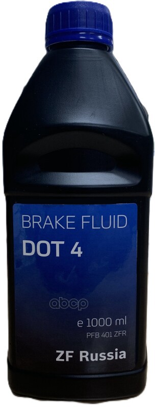 Тормозная жидкость DOT4 1л ZF Russia арт. pfb401zfr