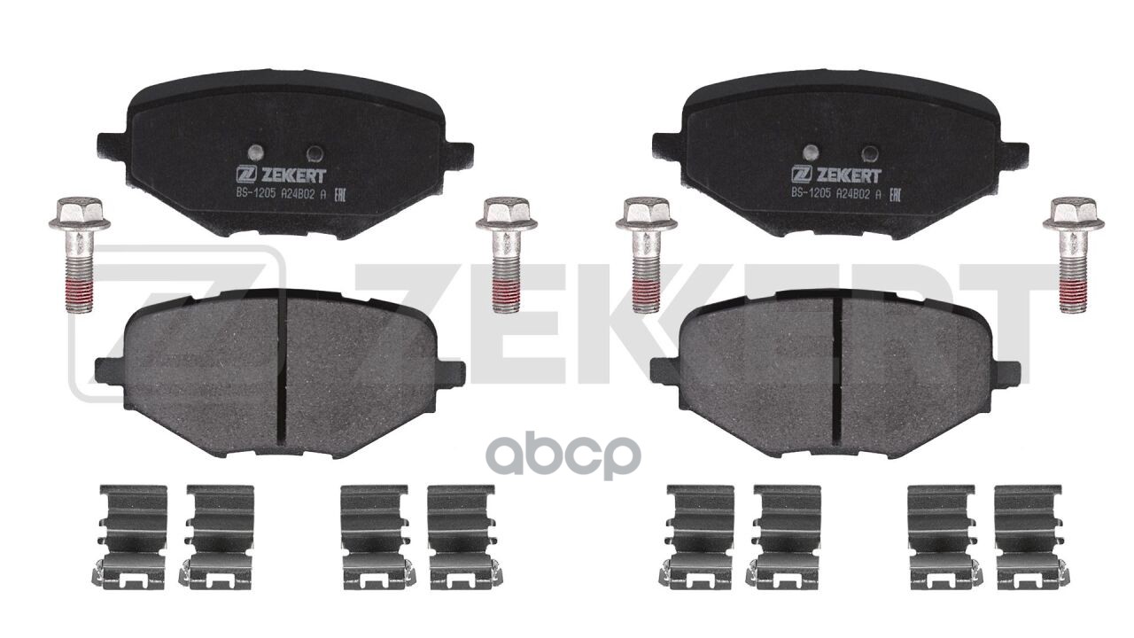 Колодки тормозные дисковые задн. Changan CS75 Plus 22-  Changan Uni-K 21- Zekkert арт. bs-1205