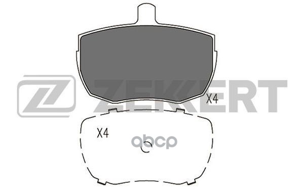 Колодки торм. диск. передн. Ford Transit II-III 77-  DAF 400-Serie 89-  Land Rover Defender 90 90- Zekkert арт. bs-2965