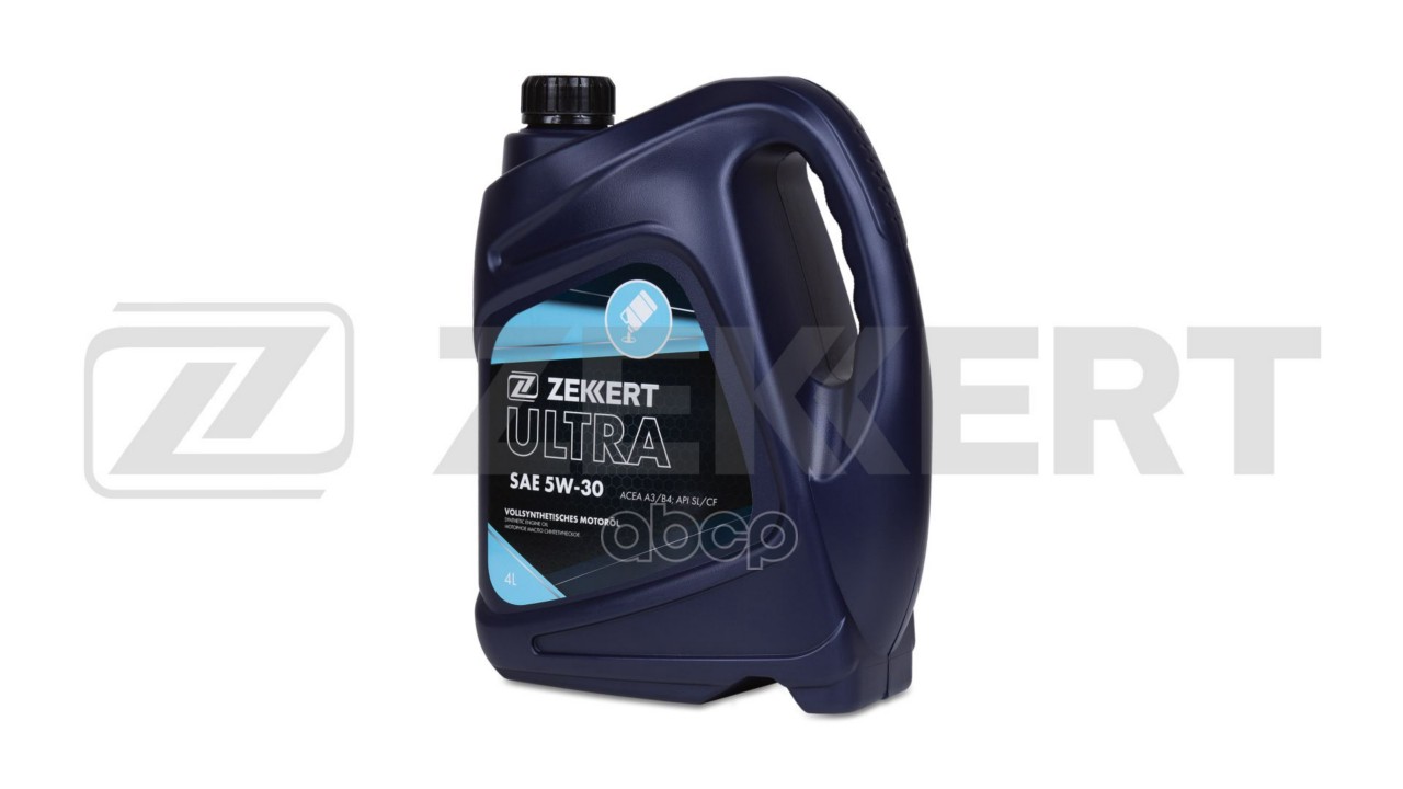 Zekkert Моторное масло синтетическое универсальное SAE 5W-30  ACEA A3/B4  API SL/CF Zekkert Ultra 4 л
