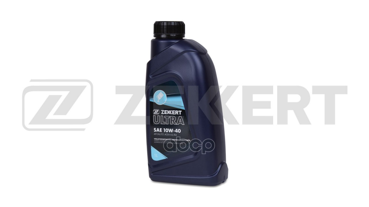 Zekkert Моторное масло синтетическое универсальное SAE 10w-40   API SN/CF  ACEA A3/B4 Zekkert Ultra 1 л