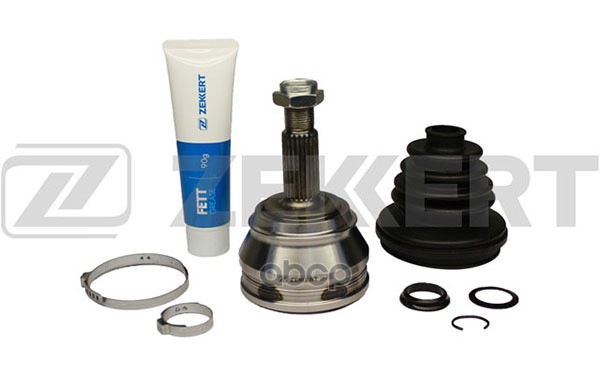 ШРУС внешн. Seat Cordoba 96-  Ibiza II 96-  Toledo 95-  VW Caddy II 96-  Golf III-IV 93-  Passat 88- Zekkert арт. gs-3183