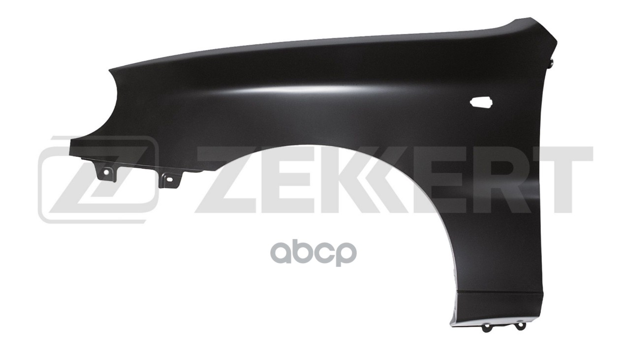 Крыло переднее левое Daewoo Lanos (KLAT) 97- с отв. под повторитель (Тайвань) Zekkert арт. kt-1019