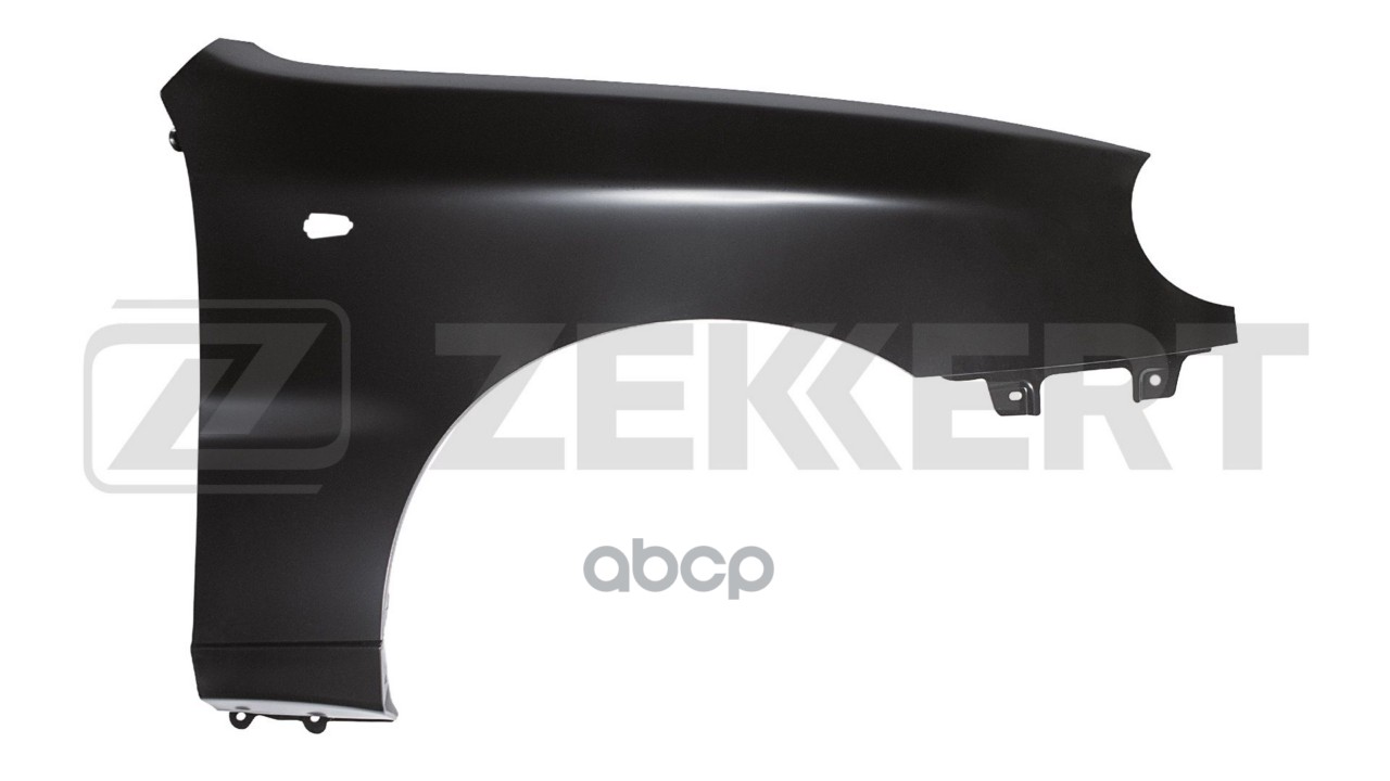 Крыло переднее правое Daewoo Lanos (KLAT) 97- с отв. под повторитель (Тайвань) Zekkert арт. kt-1020