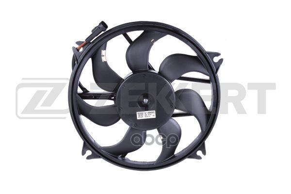 Вентилятор радиатора с кожухом Citroen C4 I  II 04-  C4 Picasso 06-  C4 Grand Picasso 06-  Peugeot 3 Zekkert арт. mk-7010