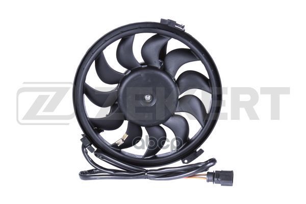 Вентилятор радиатора Audi A4 95-  A6 II 97-  A8 98-  Skoda Superb (3U4) 01-  VW Passat V 00- Zekkert арт. mk-7069