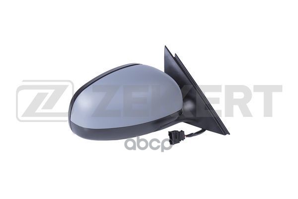 Зеркало в сборе правое / грунтованное / выпуклое / эл регул / с подогр Skoda Fabia (542) 06-  Fabia Zekkert арт. sp-4009