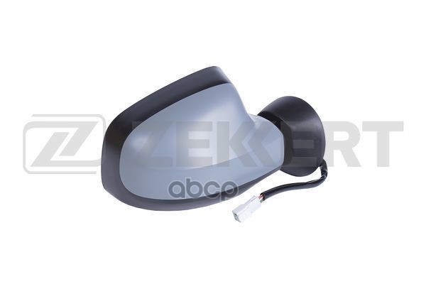 Зеркало в сборе правое / грунтованное / выпуклое / эл регул / с подогр Renault Logan 07-  Dacia Dust Zekkert арт. sp-4023