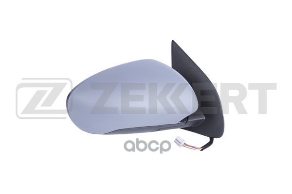 Зеркало в сборе правое / грунтованное / выпуклое / эл регул / складн. / с подогр Nissan Qashqai (J10 Zekkert арт. sp-4045