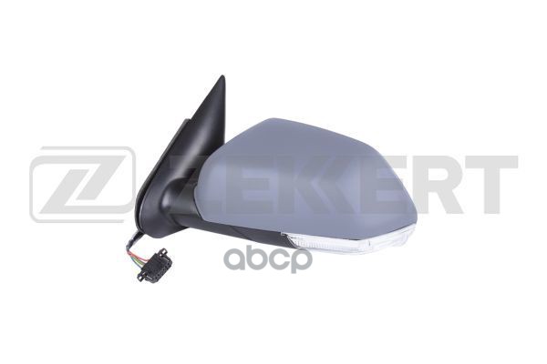 Зеркало в сборе левое / грунтованное / асферическое / эл регул / с подогр Skoda Octavia (1Z3  1Z5) 0 Zekkert арт. sp-4108