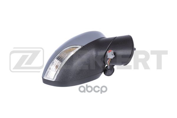 Зеркало в сборе правое / грунтованное / асферическое / эл регул / с подогр с повт поворота Ford Fies Zekkert арт. sp-4198