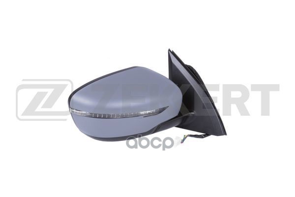 Зеркало В Сборе Правое / Грунтованное / Выпуклое / Эл Регул / С Подогр С Повт Поворота Nissan Qashqa Zekkert арт. sp-4249