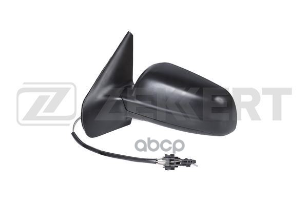 Зеркало в сборе левое / текстурное / асферическое / трос регул / VW Bora 98-  Golf IV 97- Zekkert арт. sp-4360