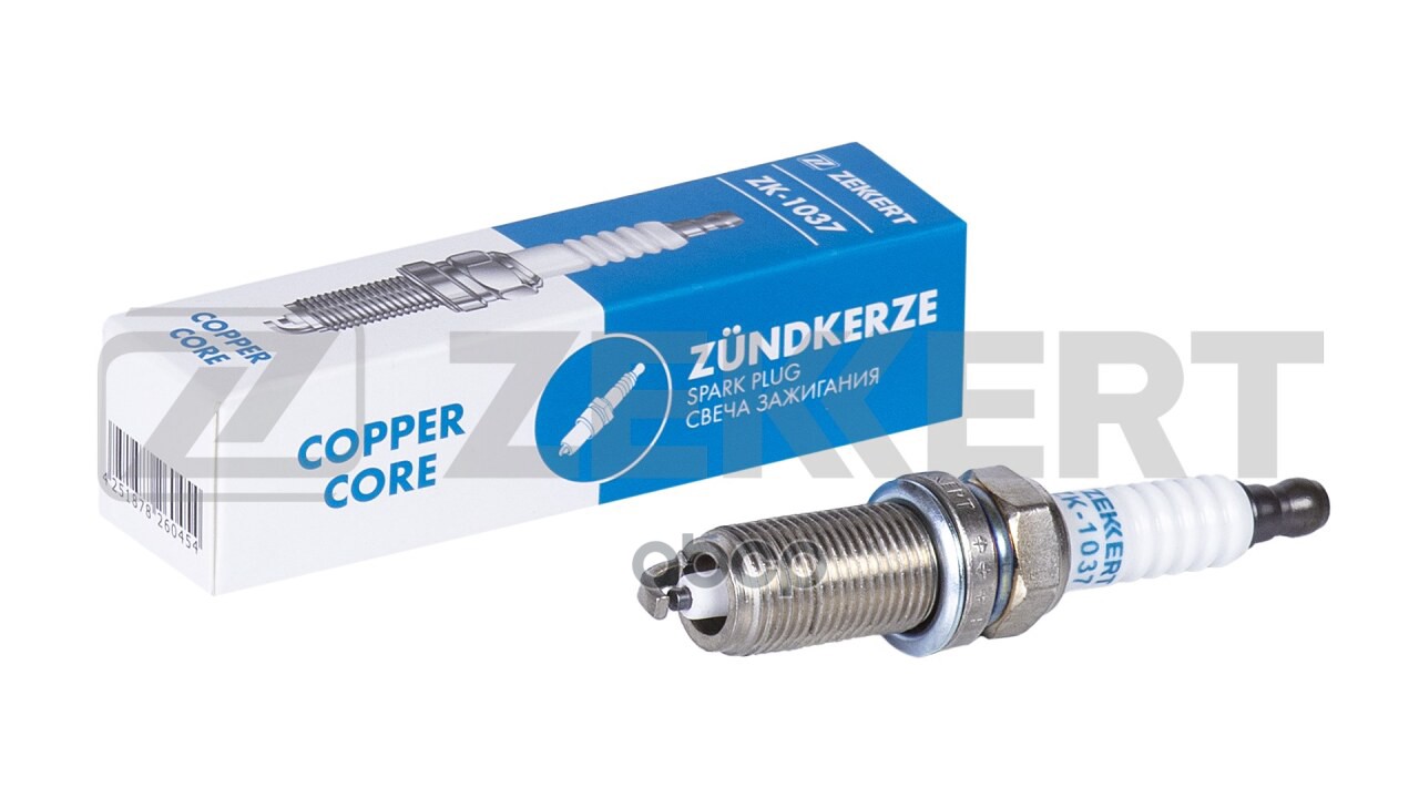 Свеча зажигания (аналог NGK 5788  цена за 1 шт.) Toyota LC Prado (J120) 02-  Peugeot Partner II 08- Zekkert арт. zk-1037