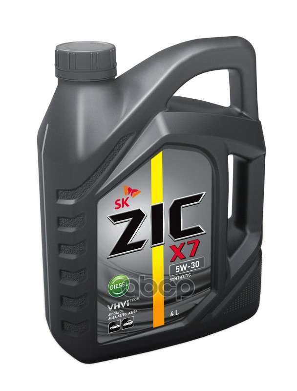 ZIC Масло моторное синтетическое ZIC X7 5W-30 Diesel 4л 162610