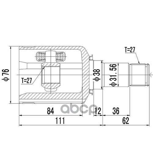 Шрус Внутренний | Перед Прав | Zikmar арт. Z88955R