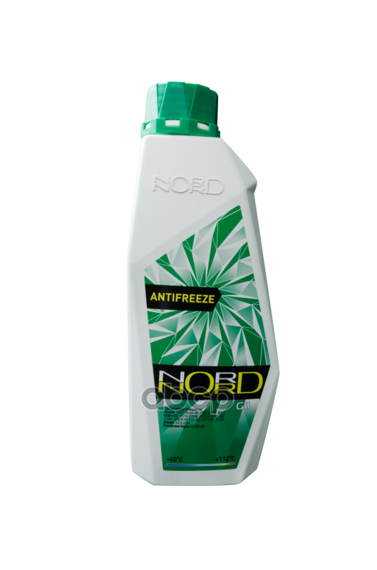 Антифриз NORD High Quality Antifreeze готовый -40C зеленый 1 кг NG 20263 nord арт. NG 20263