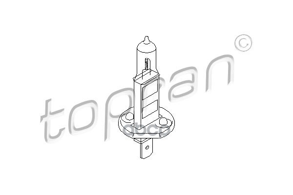 Лампа 12V 55W H1 (Замена Для Hp-109100755) topran арт. 109100001
