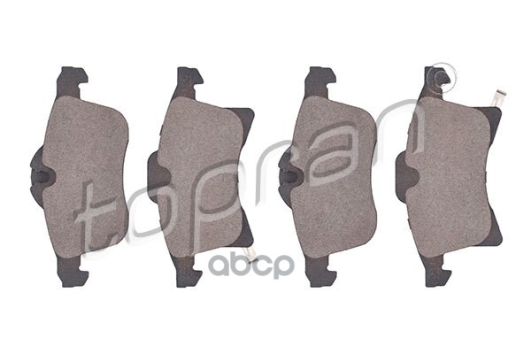 Колодки тормозные дисковые (замена для HP-206509755) topran арт. 206509001